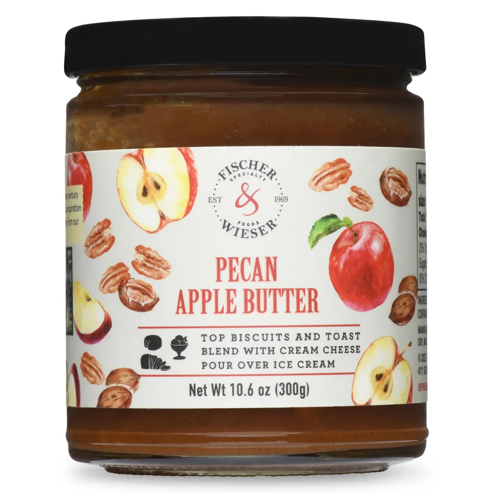 Fischer & Wieser Pecan Apple Butter, 10.9 Oz., Pack Of 6