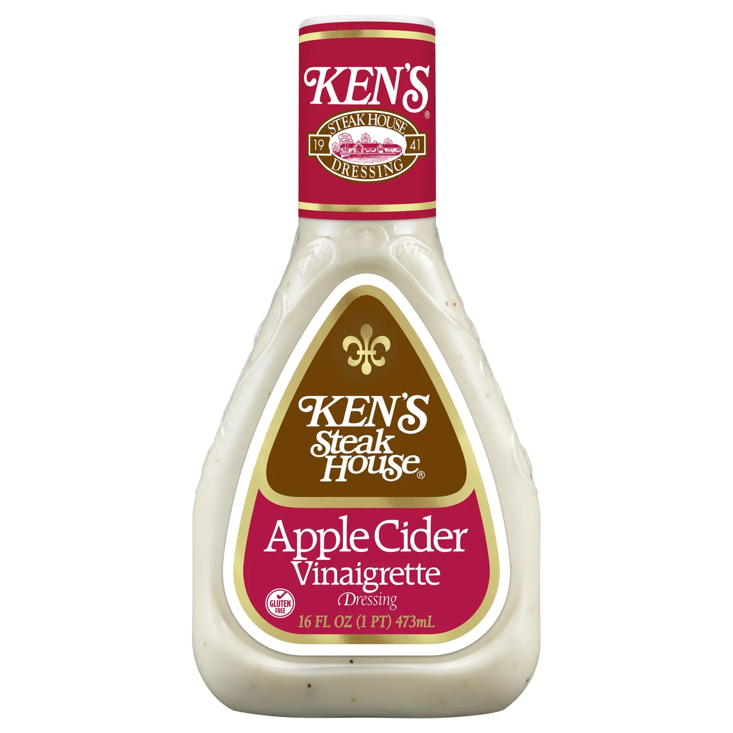 Ken's Steak House Apple Cider Vinaigrette,16 oz ( Pack- 1 )
