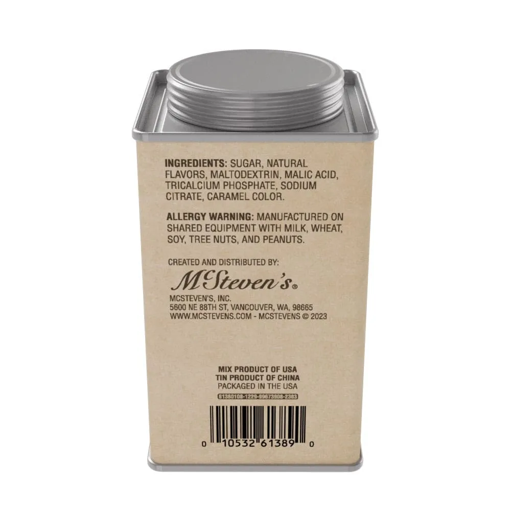 McSteven's Ciderworks Spiced Apple Cider Mix - Perfect Combination of Fruit and Spice, Naturally Flavored Cider Mix in 6.25oz Square Tin - Just Add Water