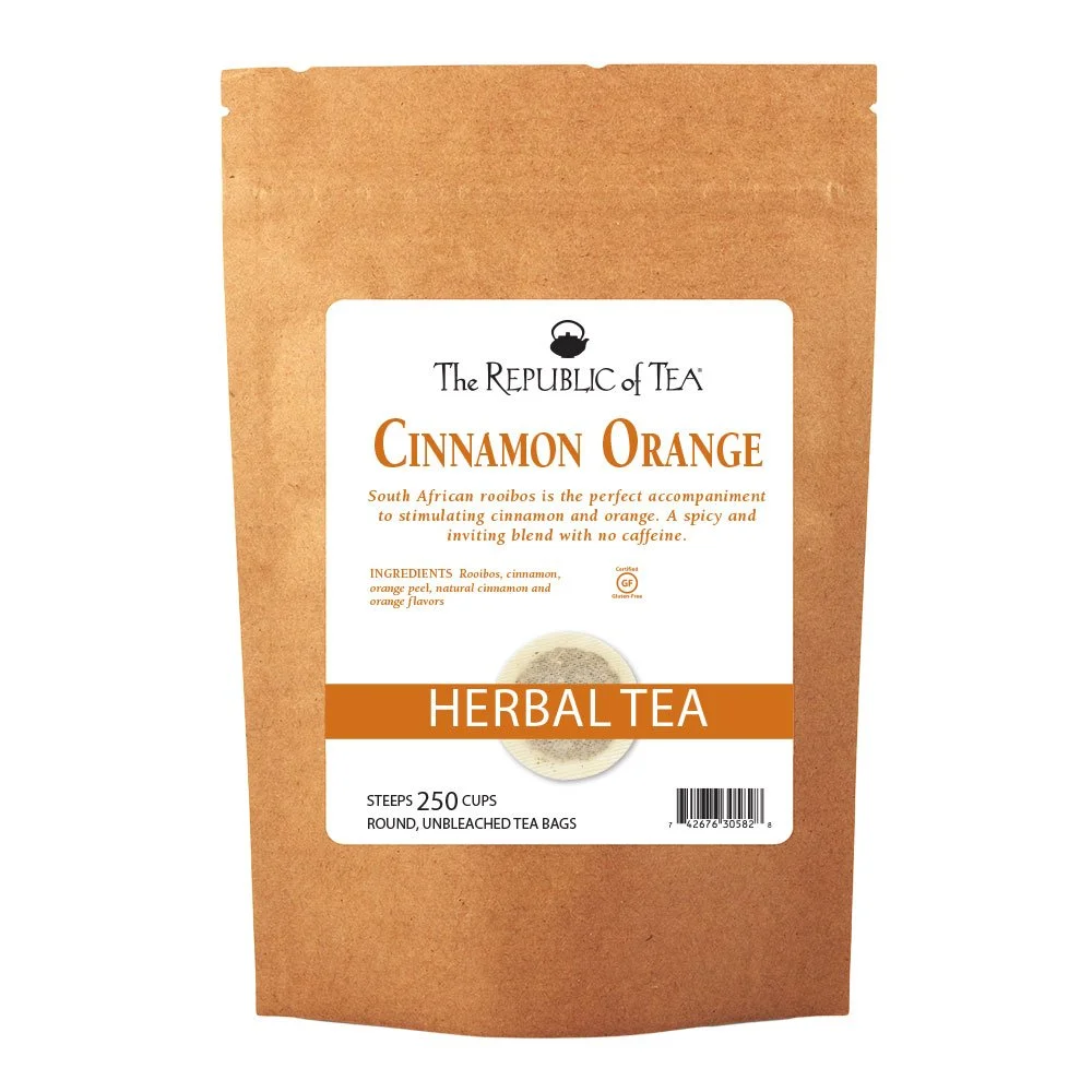 The Republic of Tea Cinnamon Orange Red Tea, 250 Tea Bags