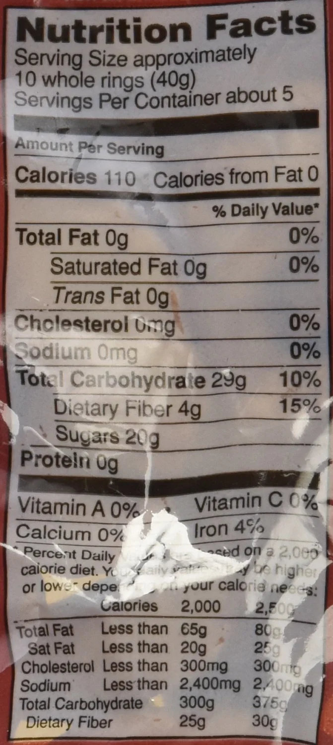 Trader Joe's Dried New Zealand Sweet Apple Rings