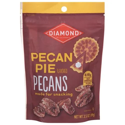 Diamond of California Pecan Pie Snack Pecans, 3.5 oz, 1 Pack