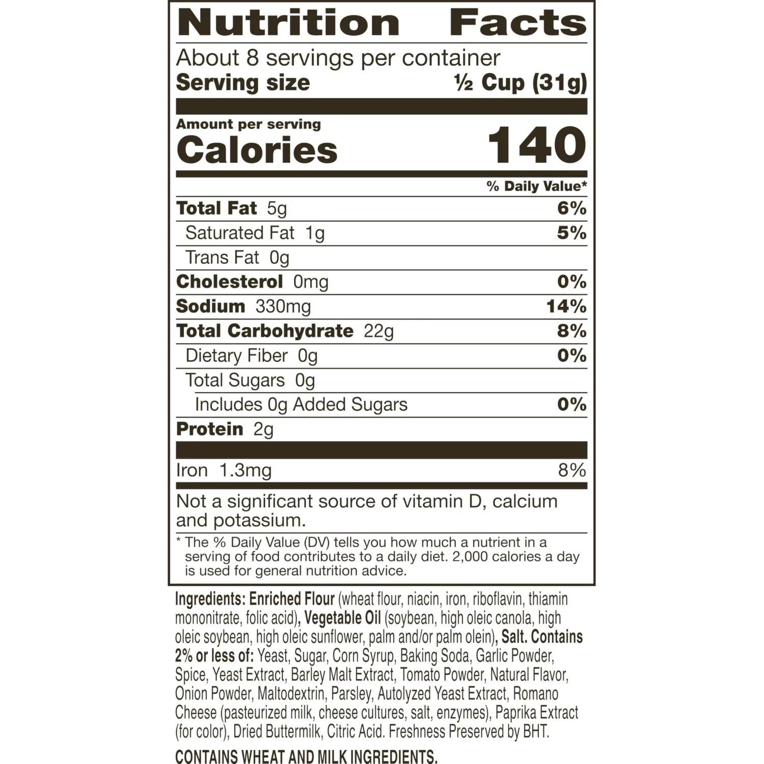 Gardetto's Snack Party Mix, Pizzeria, Savory Pub Mix Snack Bag, 8.6 oz