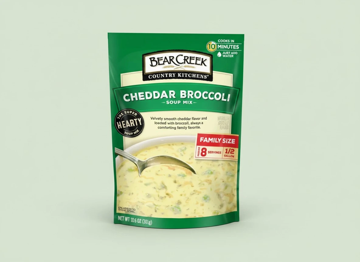 Bear Creek Soup Mixes, Cheddar Broccoli, 10.6 Ounce (Pack of 4)