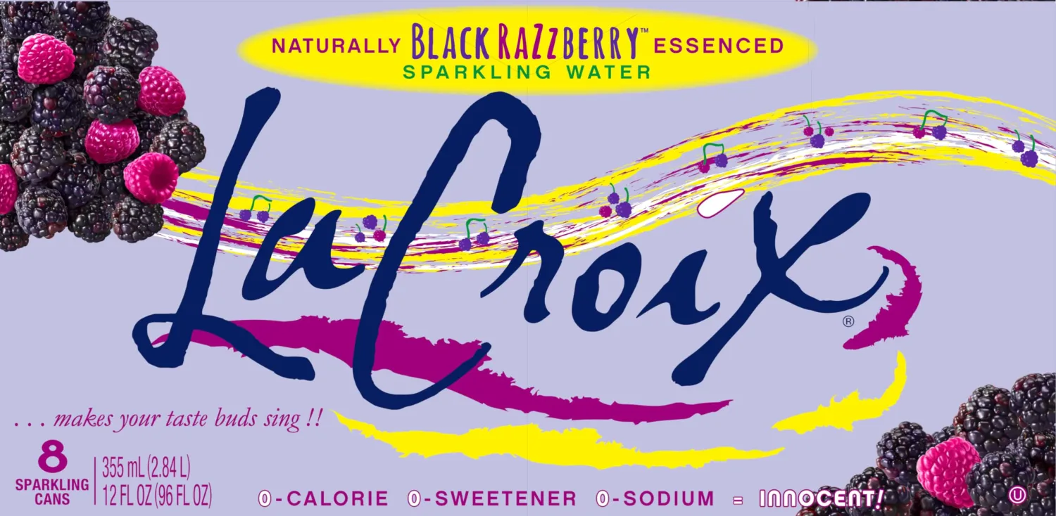 LaCroix Sparkling Water, Black Razzberry, 12 Fl Oz (pack of 8)