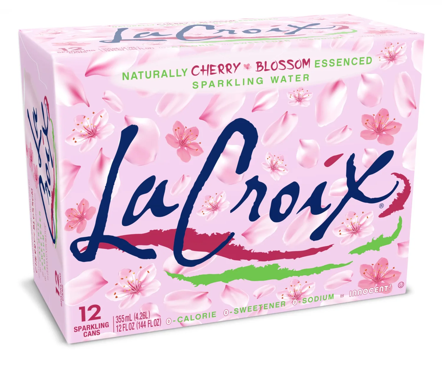 LaCroix Sparkling Water, Cherry Blossom, 12 Fl Oz (pack of 12)