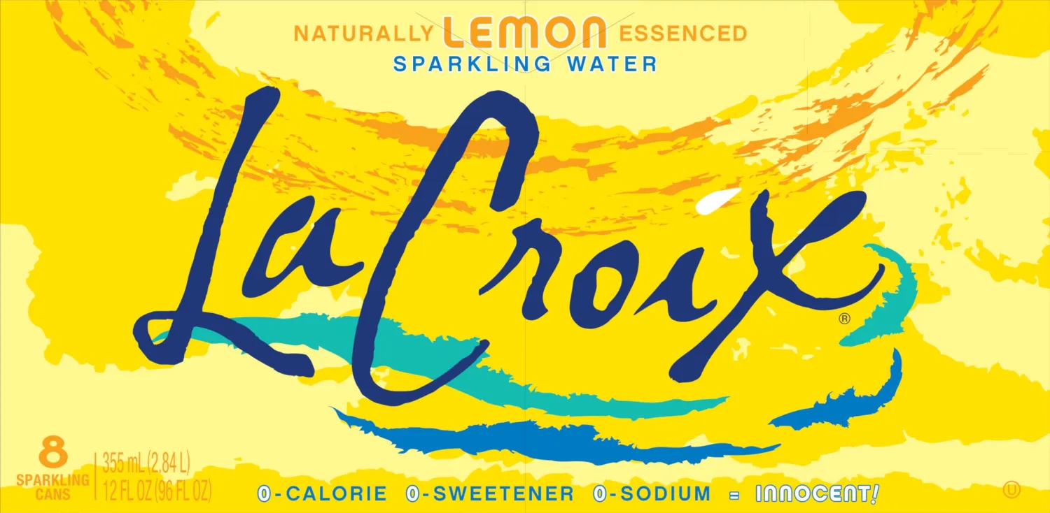 LaCroix Sparkling Water, Lemon 8pk, 12 Fl Oz (pack of 8)
