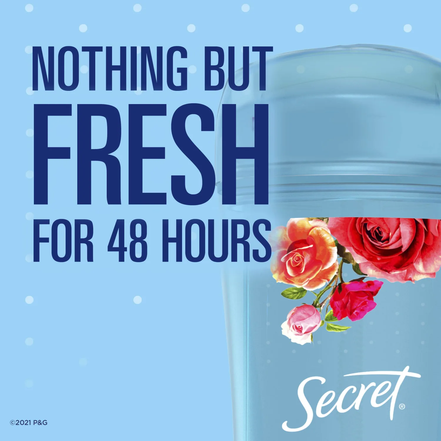 Secret Fresh Clear Gel Antiperspirant and Deodorant for Women, Delicate Rose Scent, 2.6 Oz