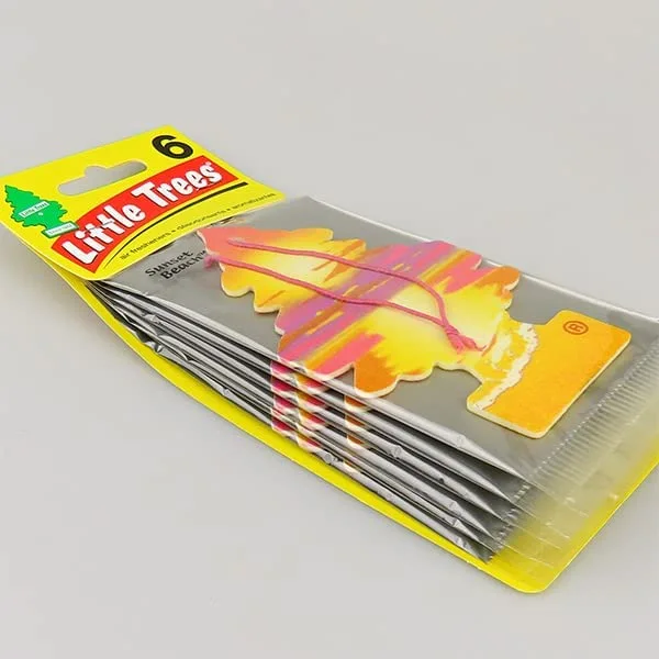 Little Trees Car Air Freshener 6-Pack (Sunset Beach)