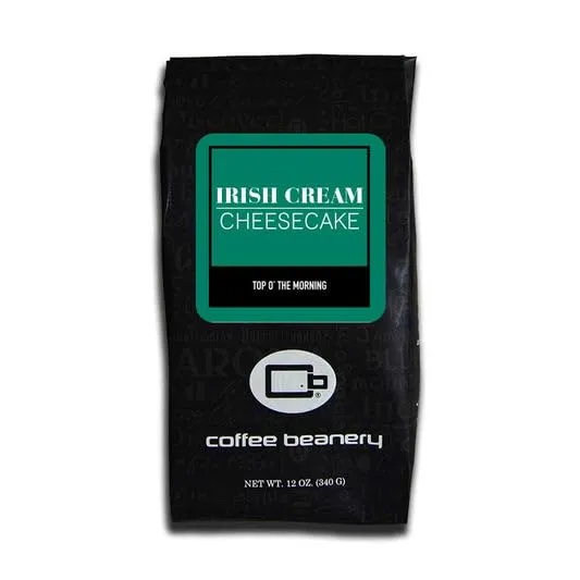 Irish Cream Cheesecake Coffee by Coffee Beanery | 12oz Flavored Ground Medium Roast