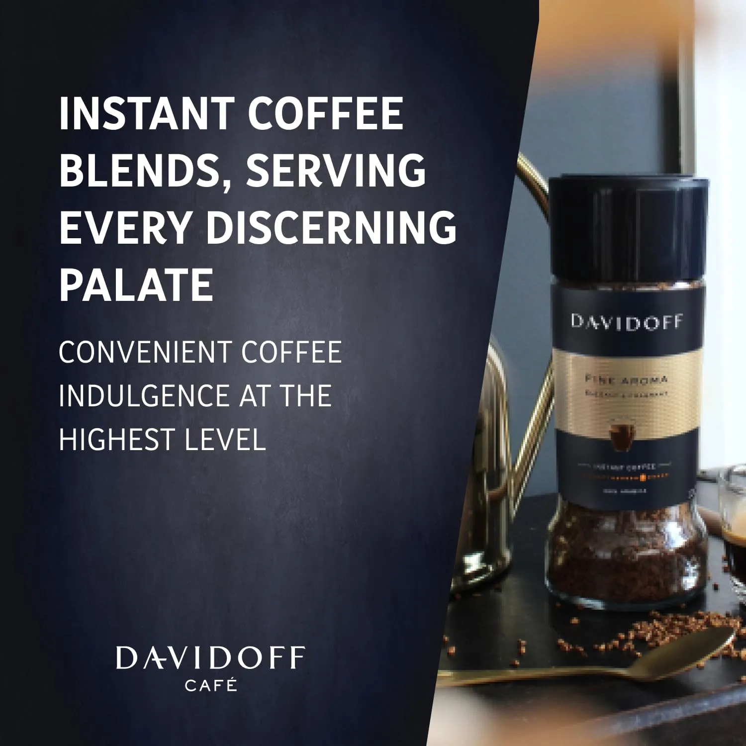 Davidoff Cafe Fine Aroma Instant Coffee, 3.5-Ounce Jars (Pack of 2)