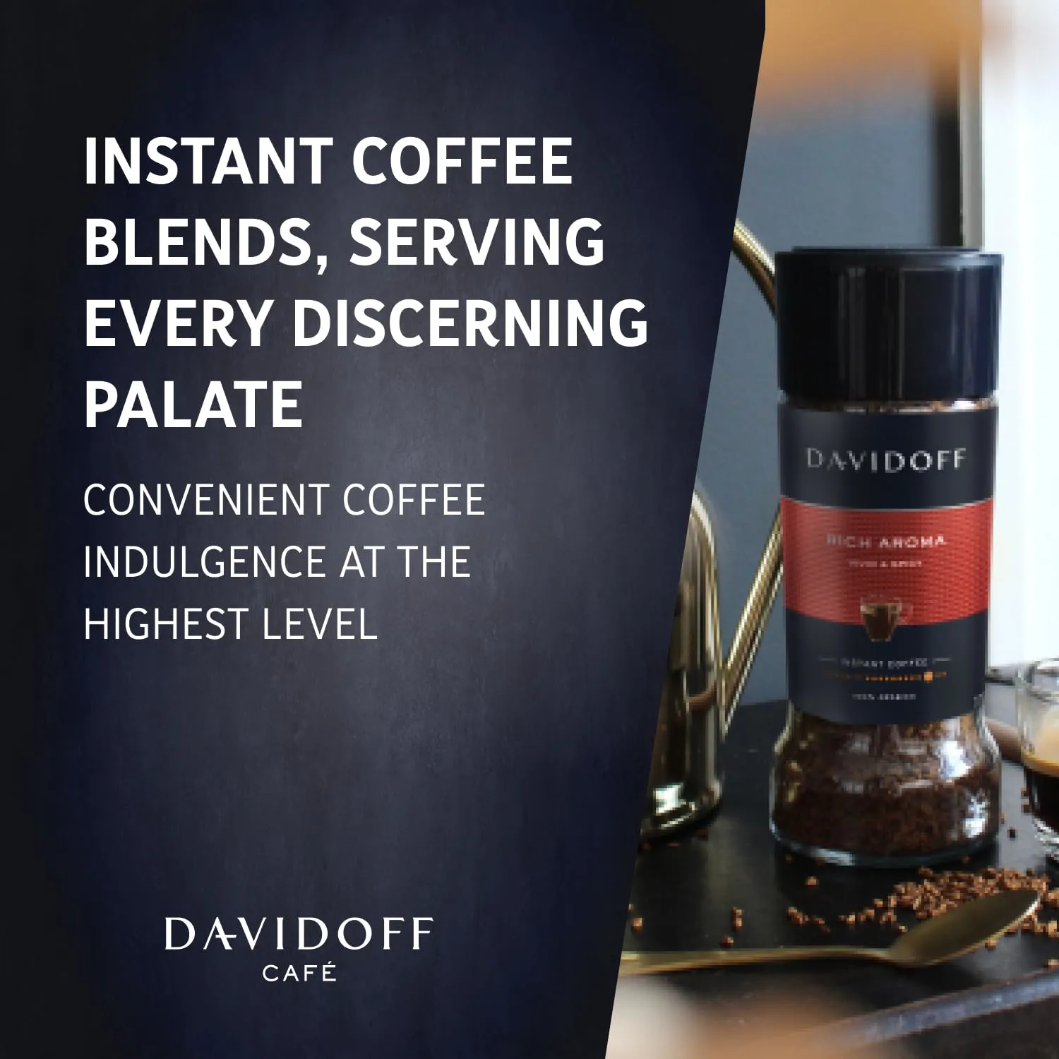 Davidoff Cafe Rich Aroma Instant Coffee, 100 gram Jars (Pack of 6)