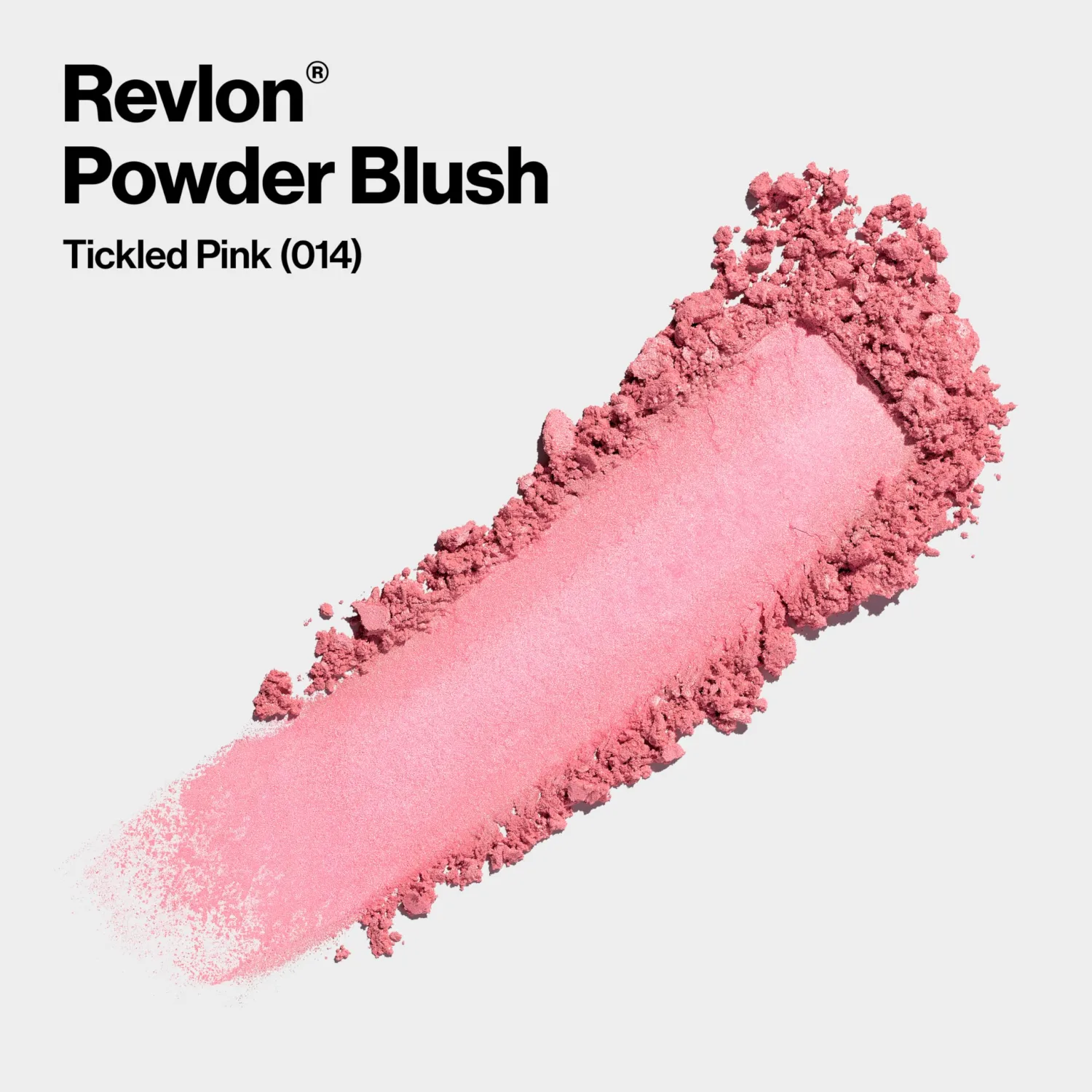 Revlon Blush, Powder Blush Face Makeup, High Impact Buildable Color, Lightweight & Smooth Finish, 014 Tickled Pink, 0.17 oz
