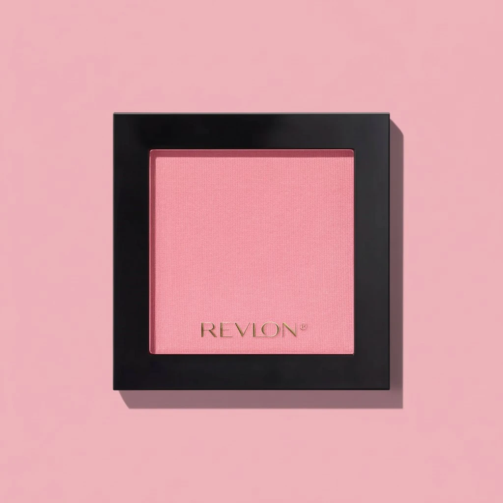 Revlon Blush, Powder Blush Face Makeup, High Impact Buildable Color, Lightweight & Smooth Finish, 014 Tickled Pink, 0.17 oz