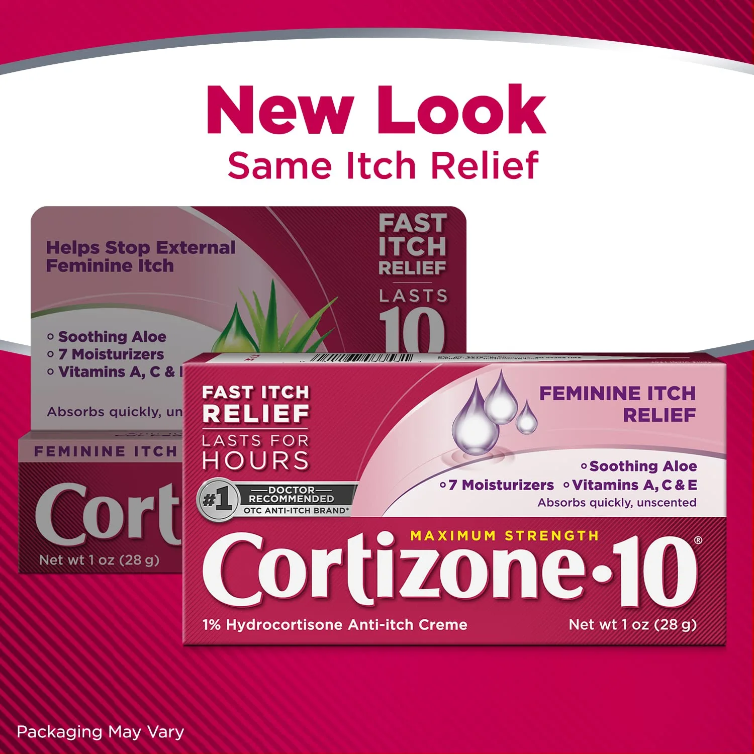 Cortizone 10 Maximum Strength Feminine Itch Cream, 1% Hydrocortisone, 1 oz.