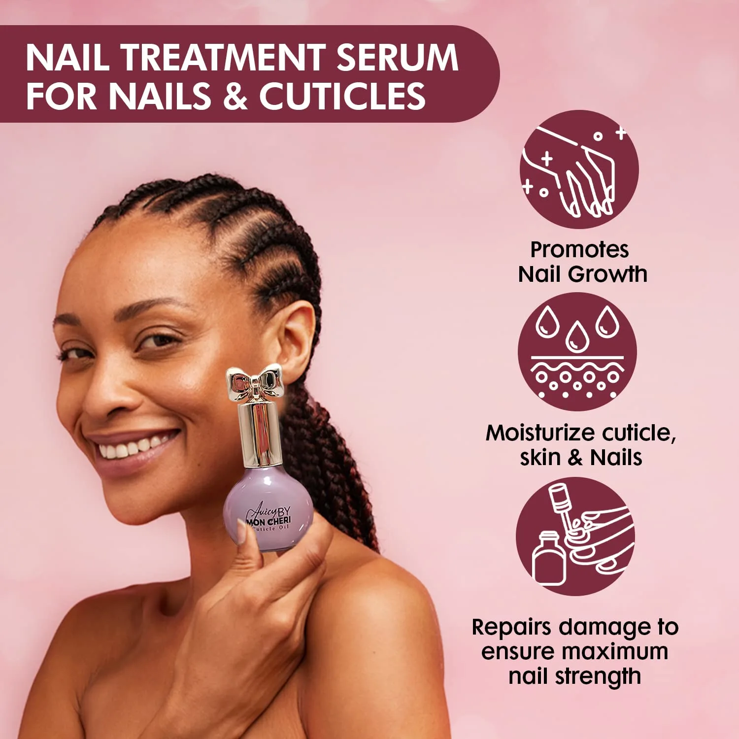 Strengthen and revitalize cuticles Cuticle Oil Moisturizes repairs promotes growth with refreshing Lemon Eucalyptus scent 10 ml