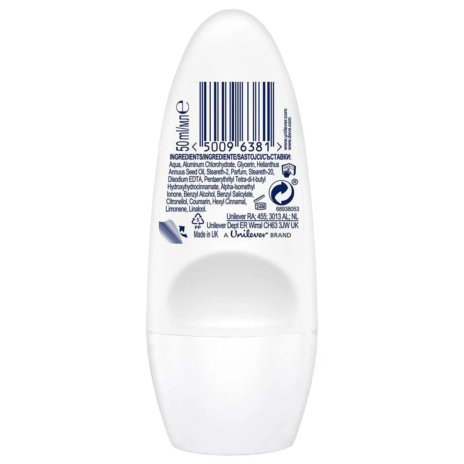Go Fresh Cucumber Green Tea Scent Antiperspirant by Dove for Women - 1.7 oz Deodorant Roll-On
