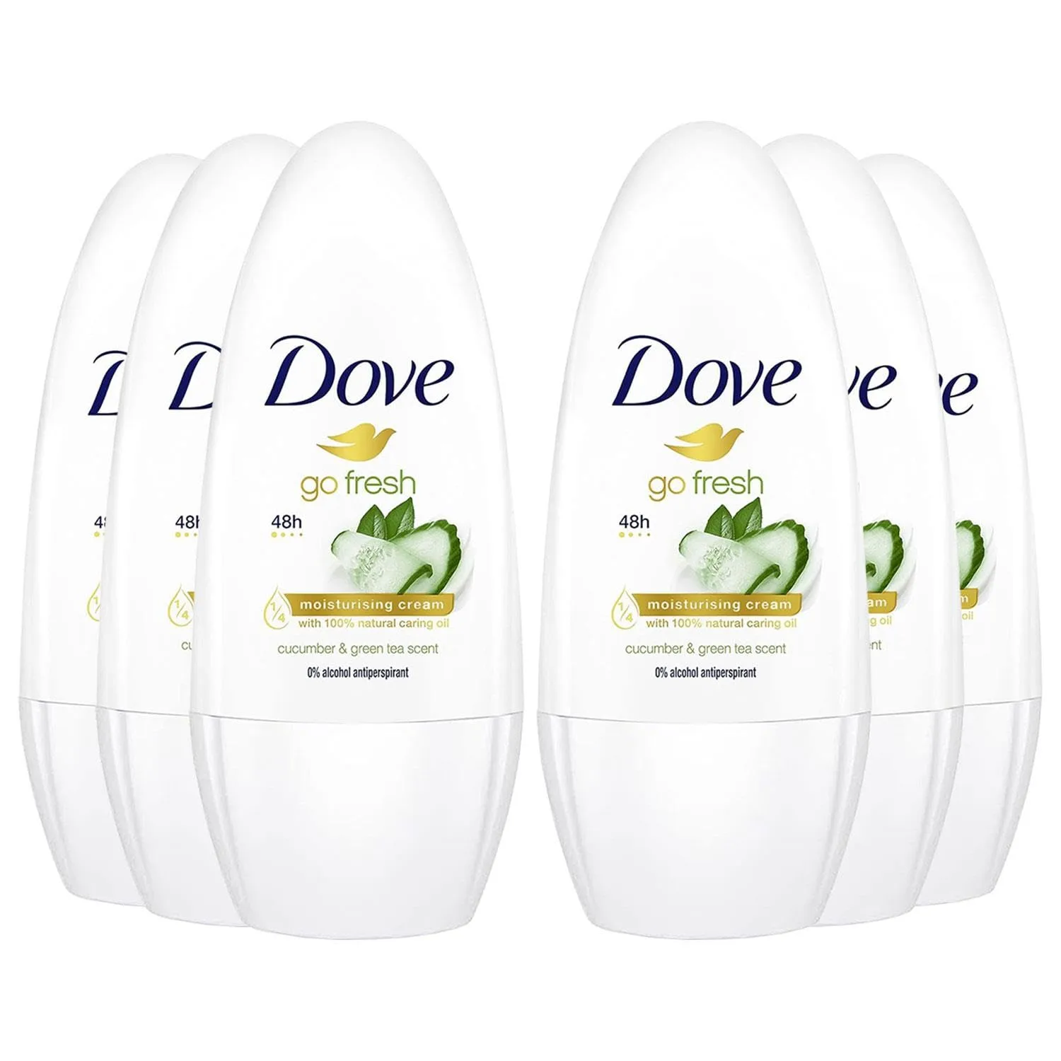 Dove Antiperspirant Roll On Go Fresh Cucumber 50ml