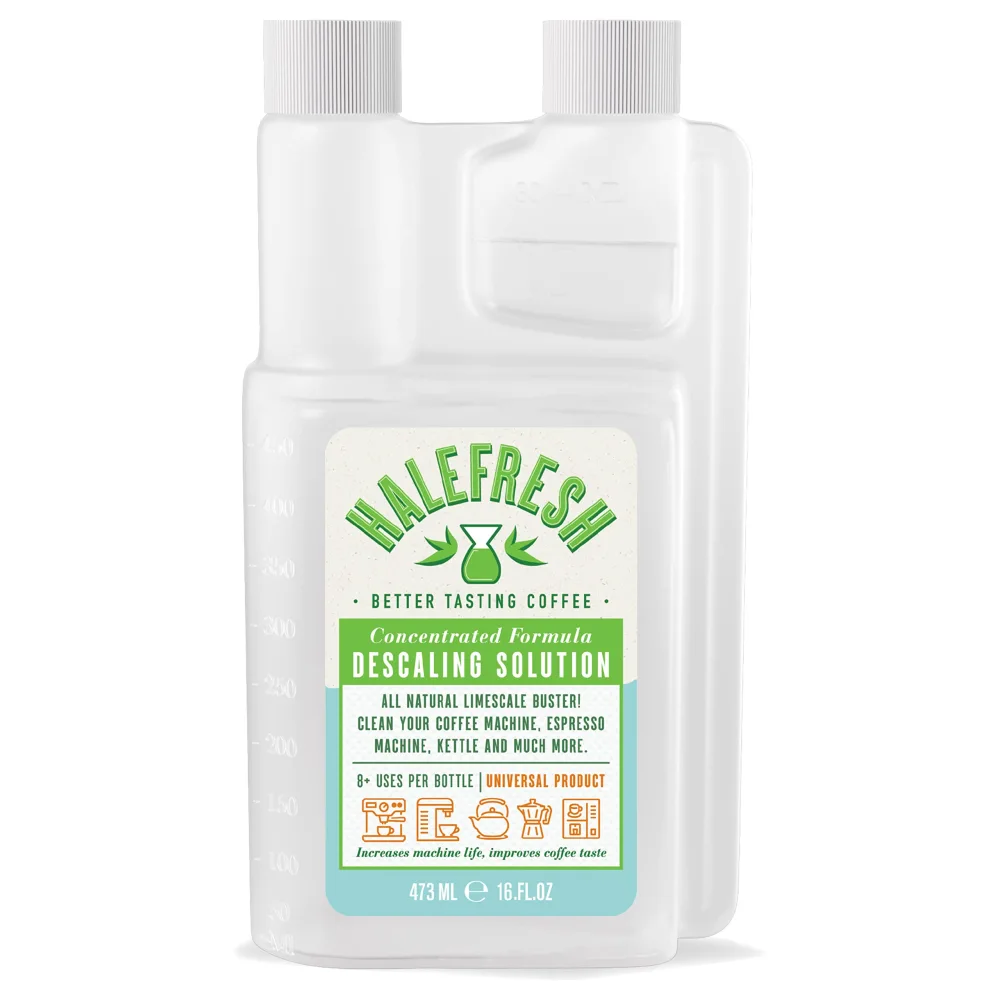 Descaling Solution Coffee Maker Cleaner - All Natural w/8+ Uses Per Bottle for Keurig, Saeco, Gaggia, Ninja and all Coffee and Espresso Maker