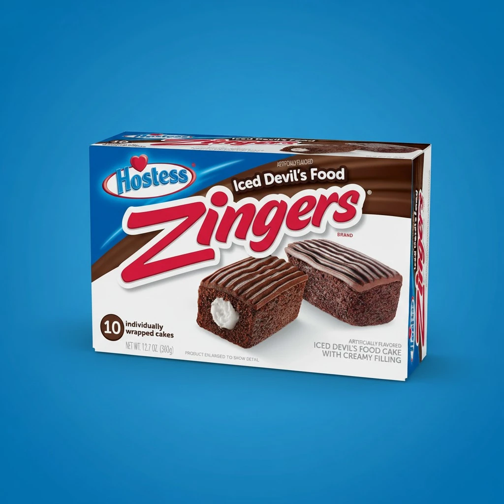 Hostess Devil's Food Zingers, 12.7 Oz, 10 Count