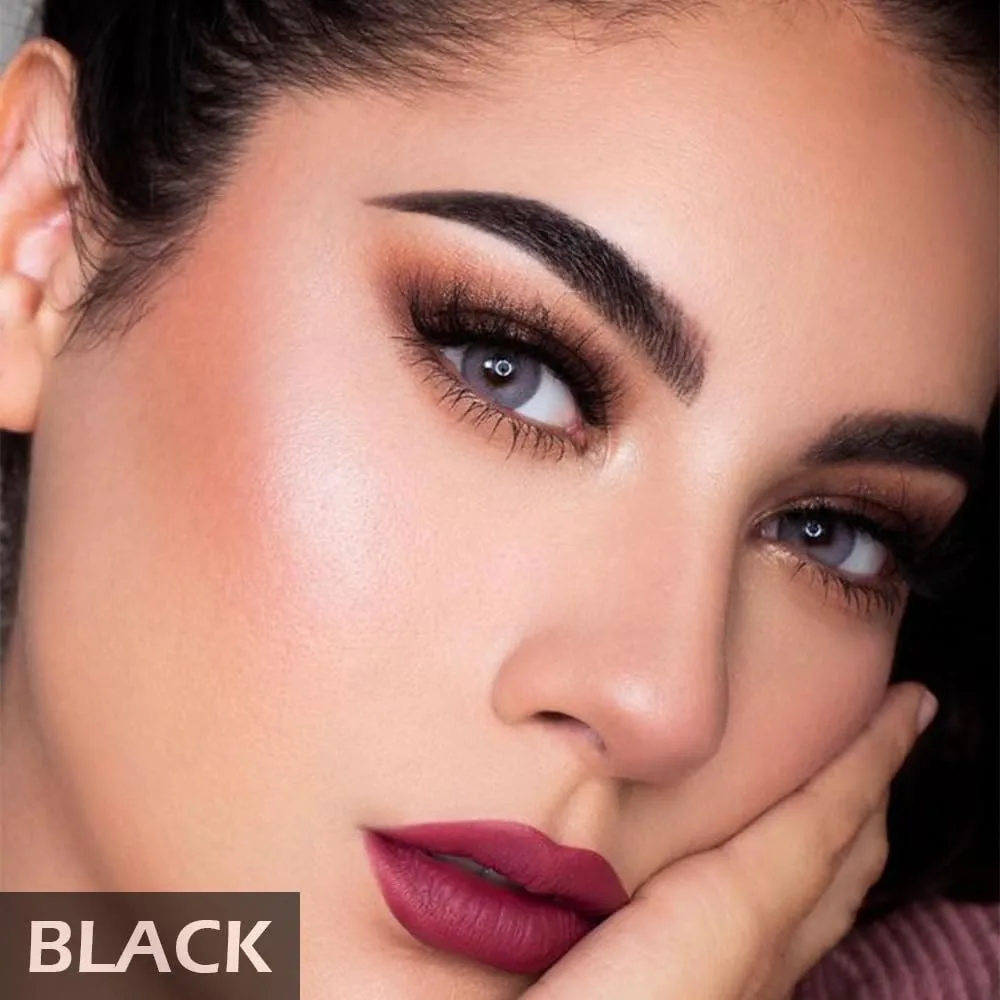 Kaely 2Pcs Eyebrow Pencil Set,Dual Ends Eye Brow Pencils for Women,Waterproof Eyebrows Makeup Pen with Eyebrow Brush,lápiz de cejas maquillaje,Vegan Cosmetics,01 Black