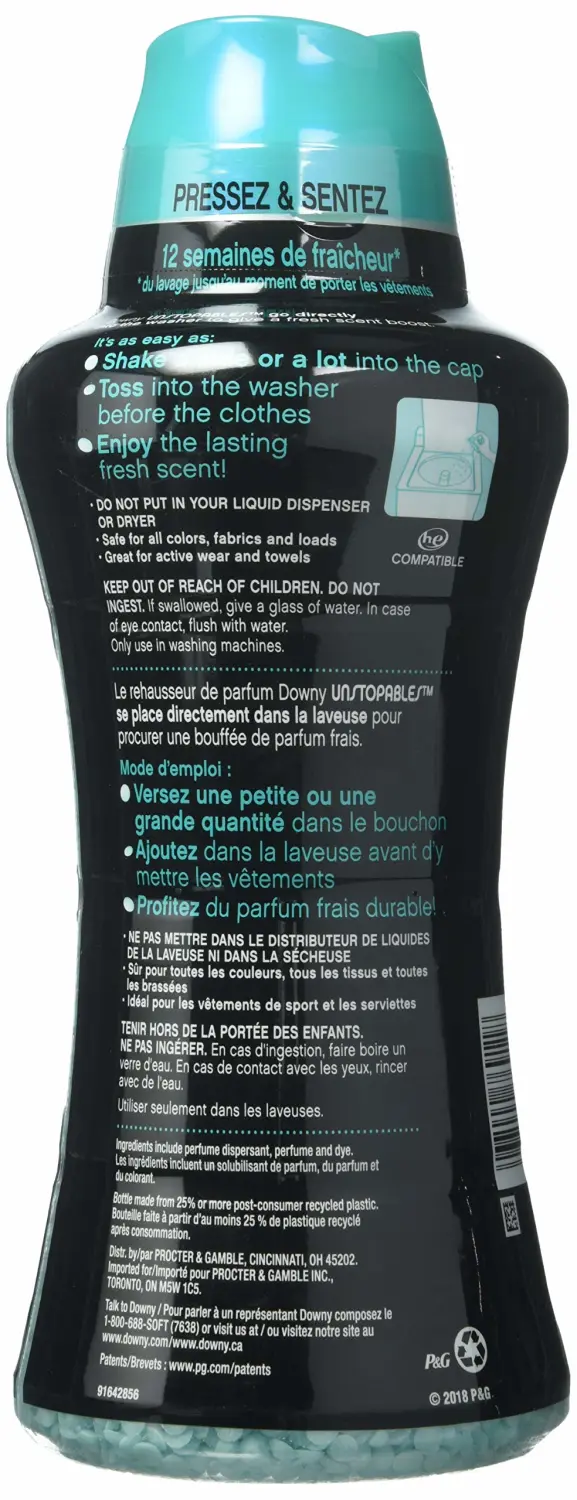 Downy B07GBGFPDJ Unstopables in-Wash Scent Booster Beads, Fresh (30.3 oz.)