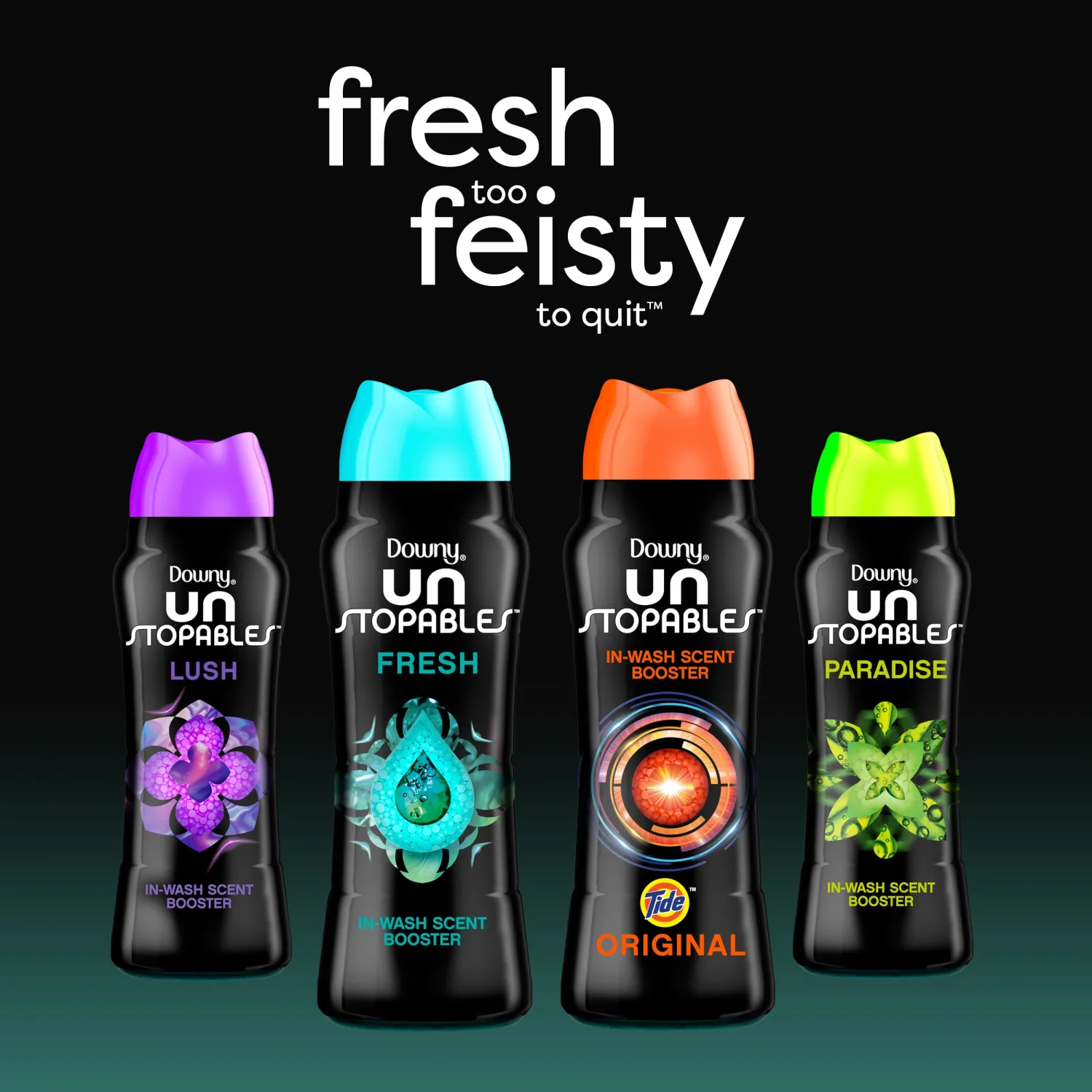 Downy Unstopables In-Wash Laundry Scent Booster Beads, Lush, 13.4 oz