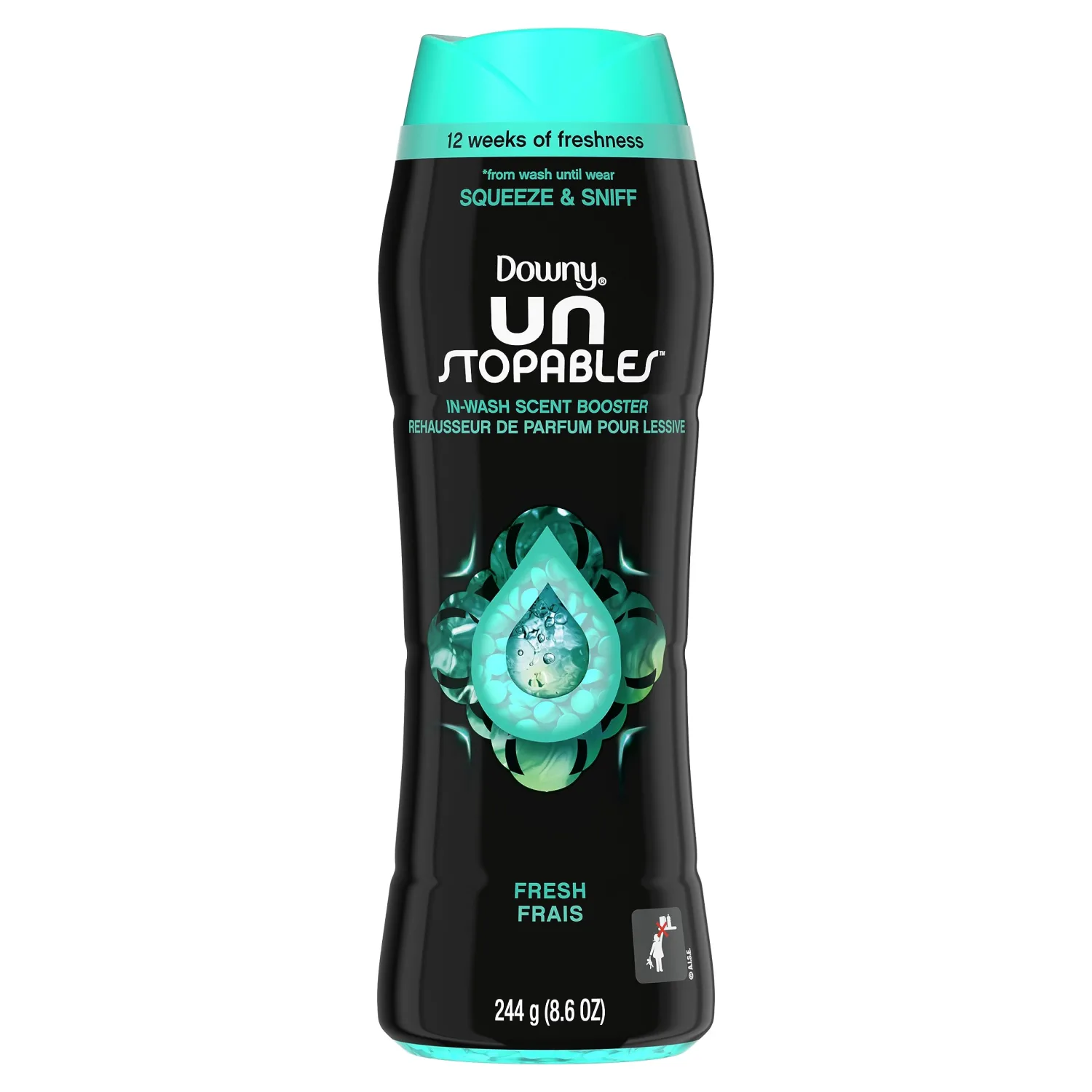 Downy Unstopables In-Wash Scent Booster Beads, FRESH, 8.6 oz