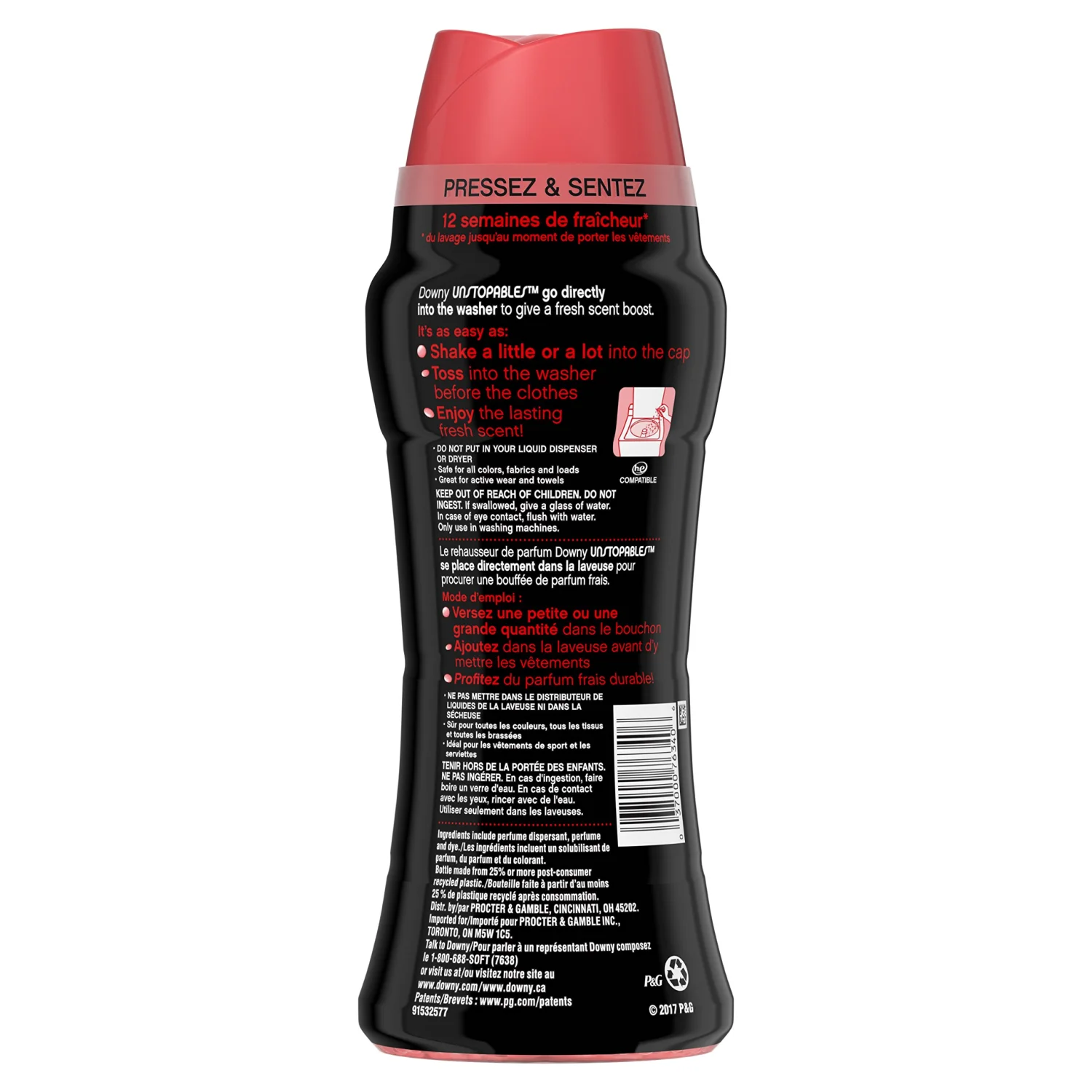 Downy Unstopables In-Wash Scent Booster Beads, SPRING, 14.8 oz
