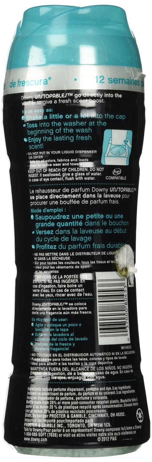 Downy Unstopables In Wash Fresh Scent Booster 10oz (Pack of 4)