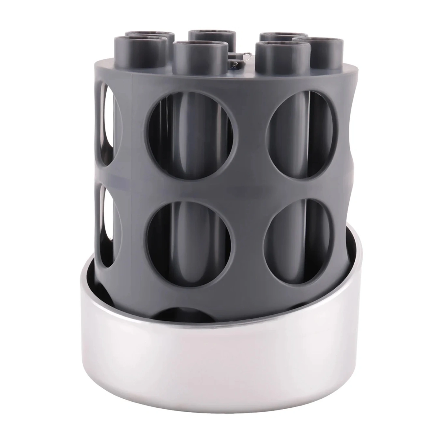 Rotatating Pen Holder, 7 Slots Large Capacity Pen Cup Desk Organizer