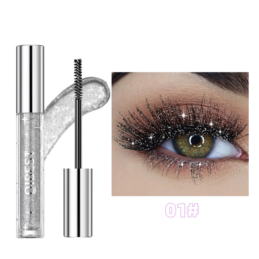 Waterproof Long Lasting Smudge Proof Sparkle Diamond Shining Mascara