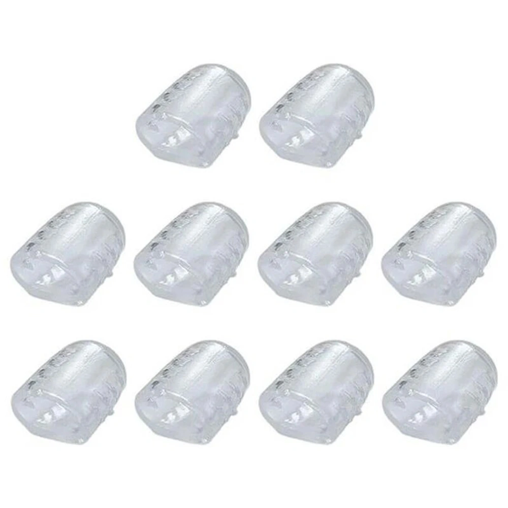 Clear Toe Caps Silicone Toe Protector Breathable Toe Sleeves Covers