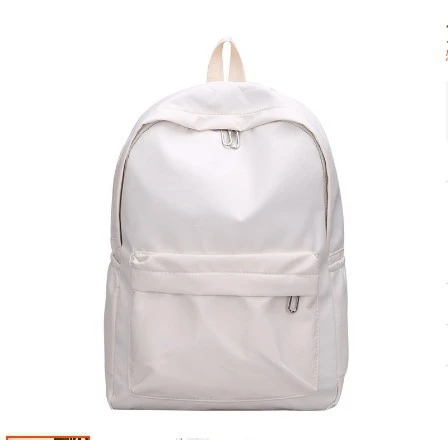 Women Lightweight College Back Pack Solid Color Nylon School Backpack