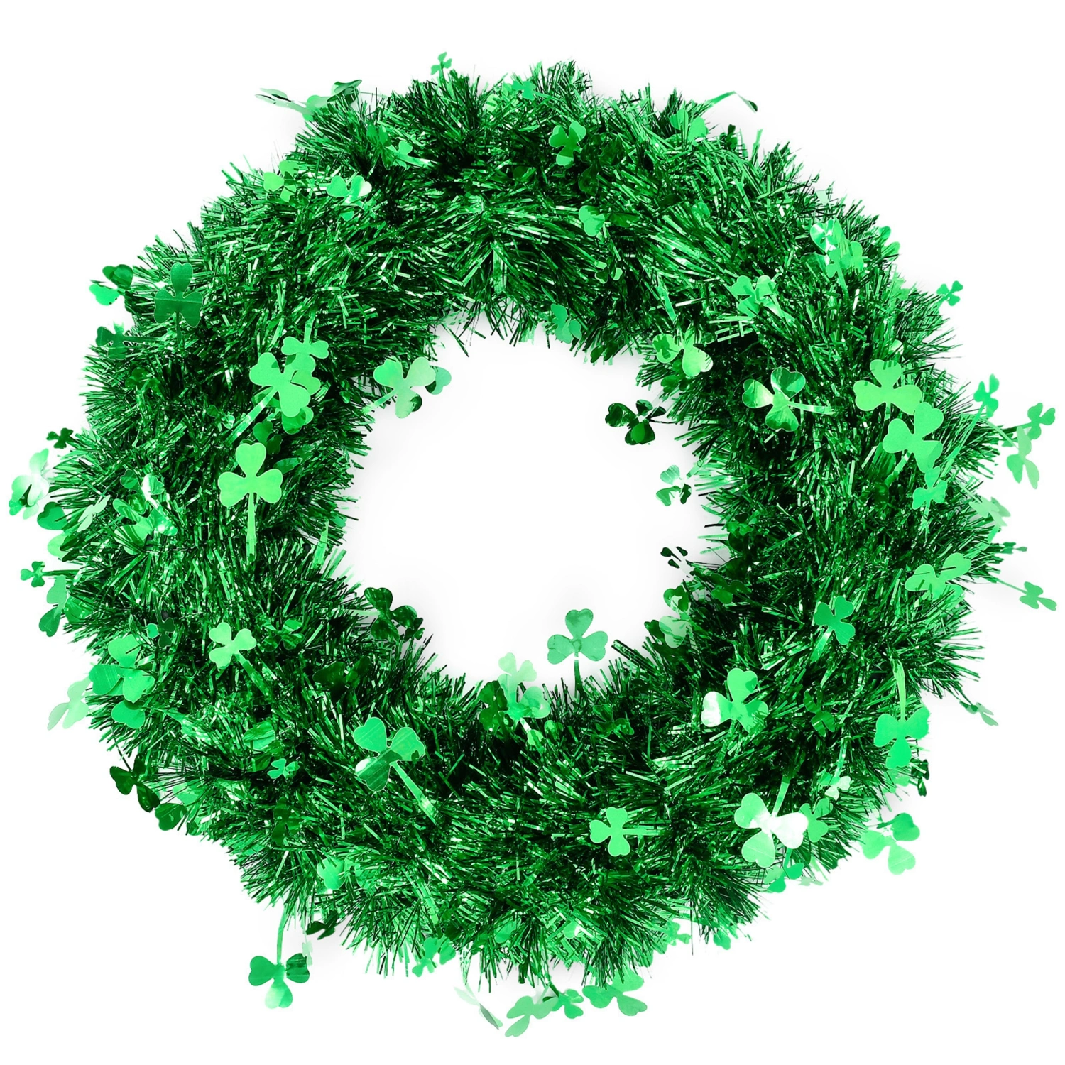 Holiday Wreath, Artificial Shamrock Garland Home Decor Party Favor