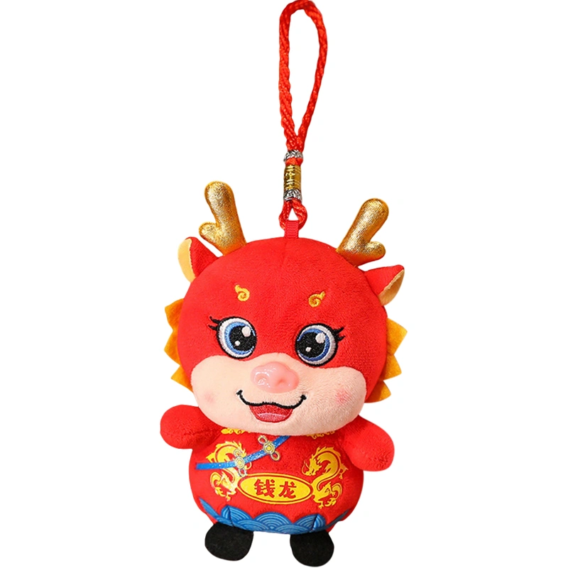 2024 Year of The Dragon Mascot Plush Hanging Pendants Dragon