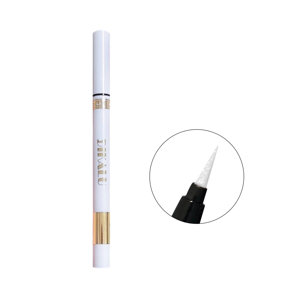 Under Eye Highlighter, 2-in-1 Liquid Eyeliner Glitter Lying Silkworm