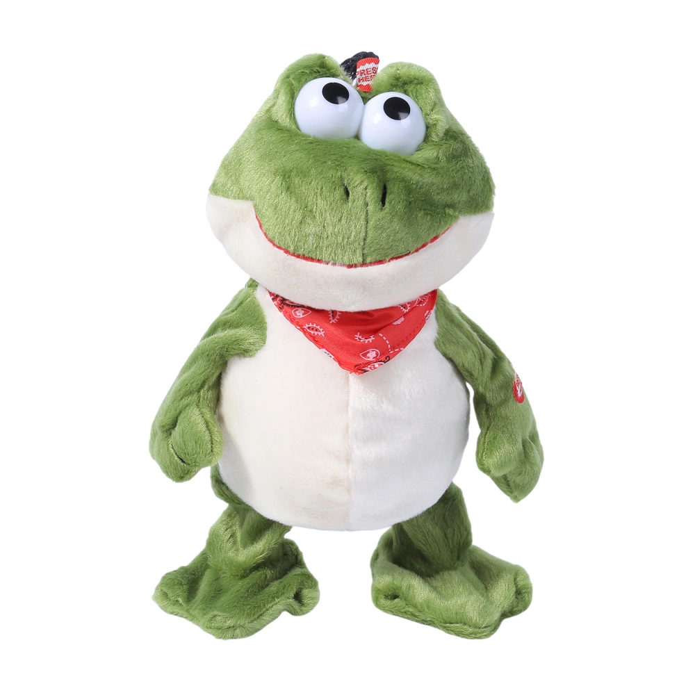 Funny Screaming Chicken Toy Stuffed Frog Duck Plush Dancing Sound Toy