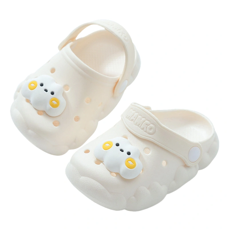 Kids Garden Clogs Cute Cartoon Animal Non-slip Slip on Water Shoes 