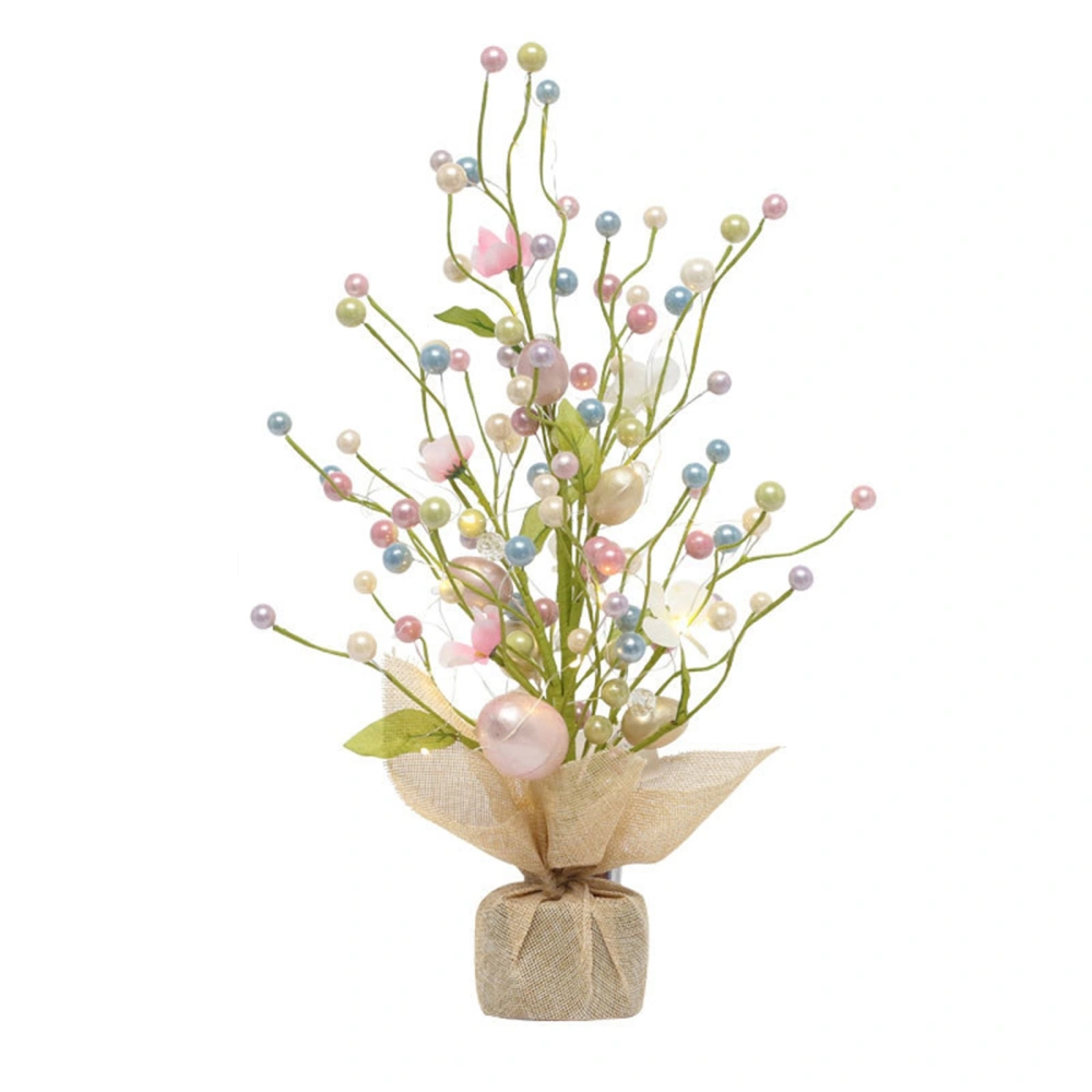 Artificial Easter Egg Flower Twig Branches Leaves Spring Stems