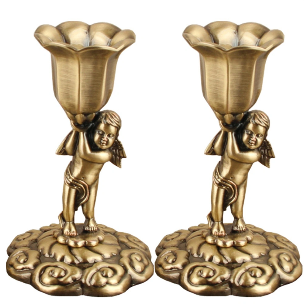 Angel Vintage Candlestick Antique Vintage Candle Stick Candle Stands