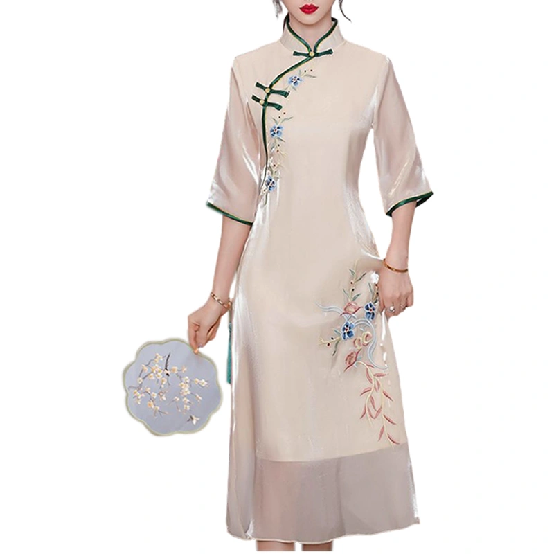 Women's Modern Cheongsam Chinese Traditional Dress Qipao Dress