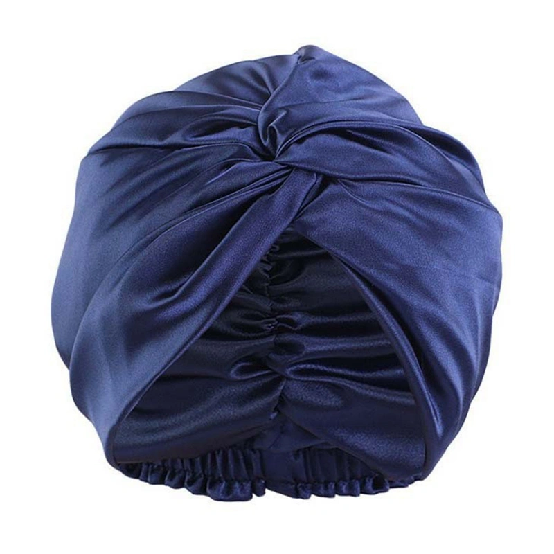 Sleeping Cap, Soft Satin Twined Hair Wrap Bath Cap Sleeping Bonnet