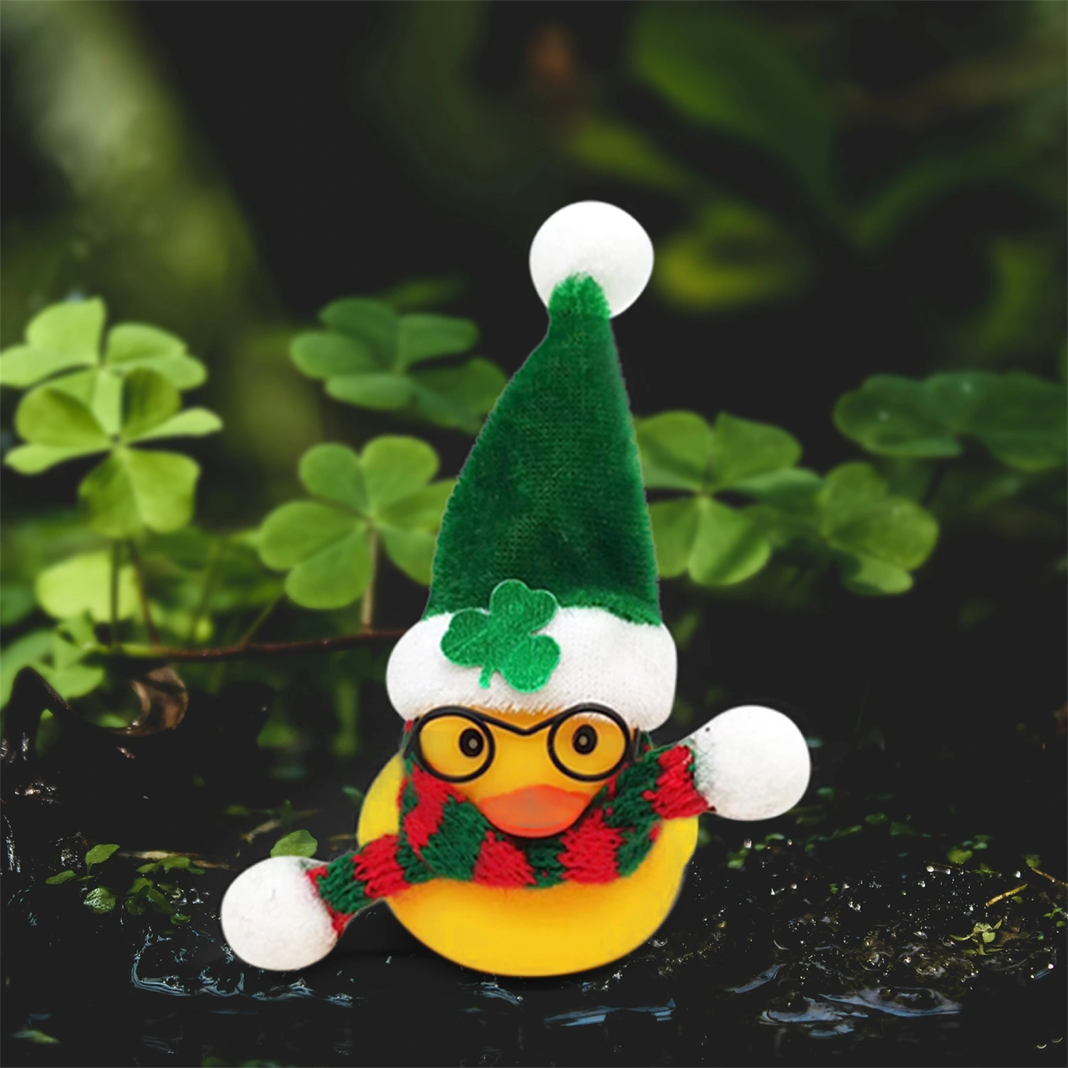 Irish DIY Car Duck Ornament Ireland Festival Duck Car Dashboard Decor