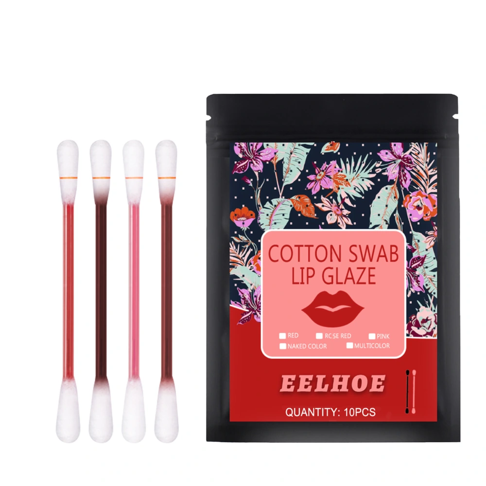 Tattoo Lipstick Cotton Swab, Waterproof Non-Stick Tattoo Lipstick