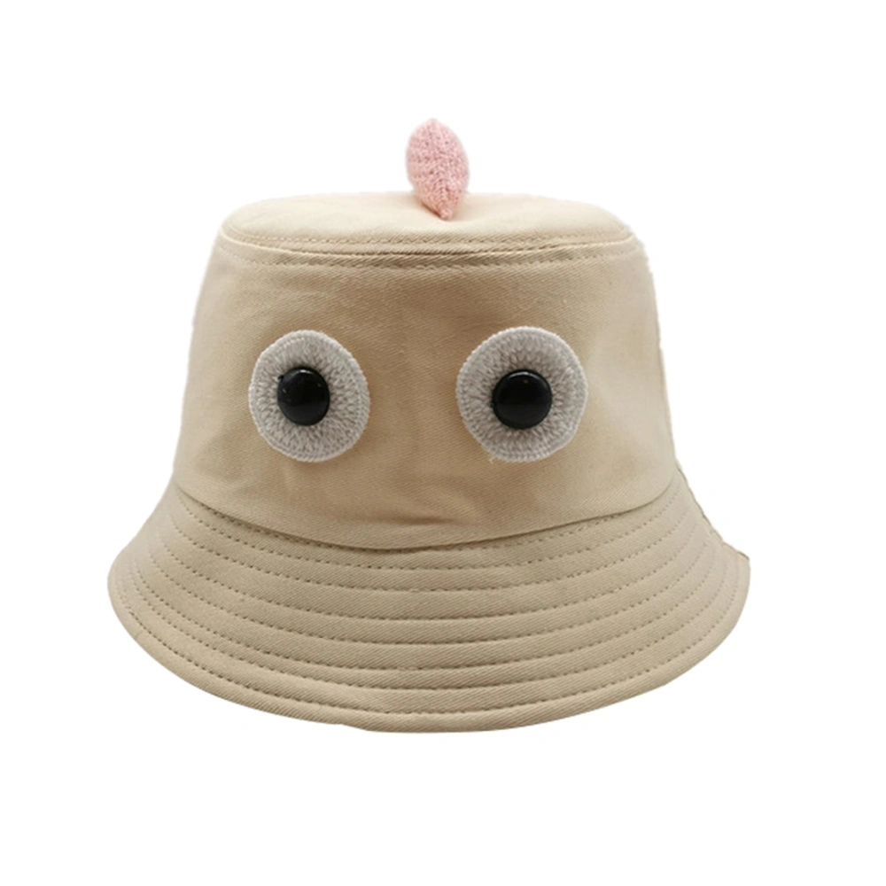 Women Cartoon Dinosaur Bucket Hat Funny Eyes Summer Fisherman Hat