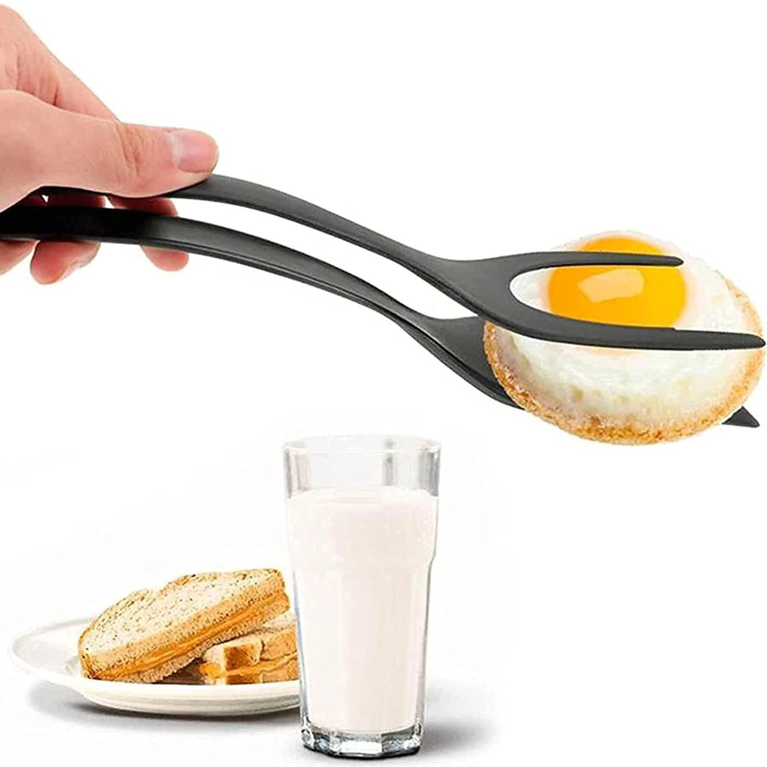Tong Spatula Flipper Combo, Omelette Cooking Spatula Kitchen Tool
