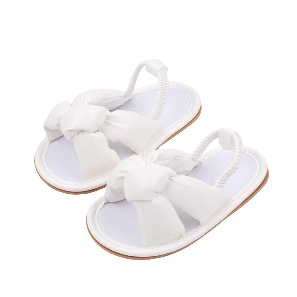 Baby Girl Soft Rubber Sole Non-Slip Open Toe Cross Knot Sandals 