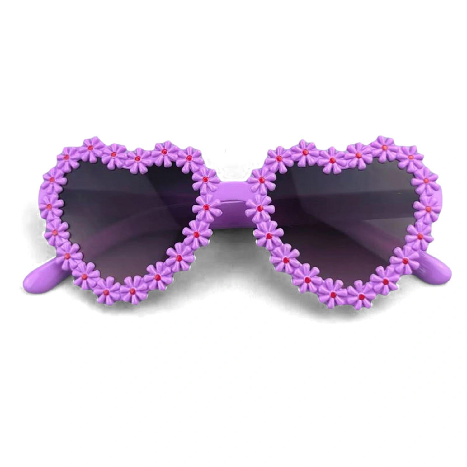 Kids Heart Sunglasses Cute Floral Glasses Sun Protection Glasses