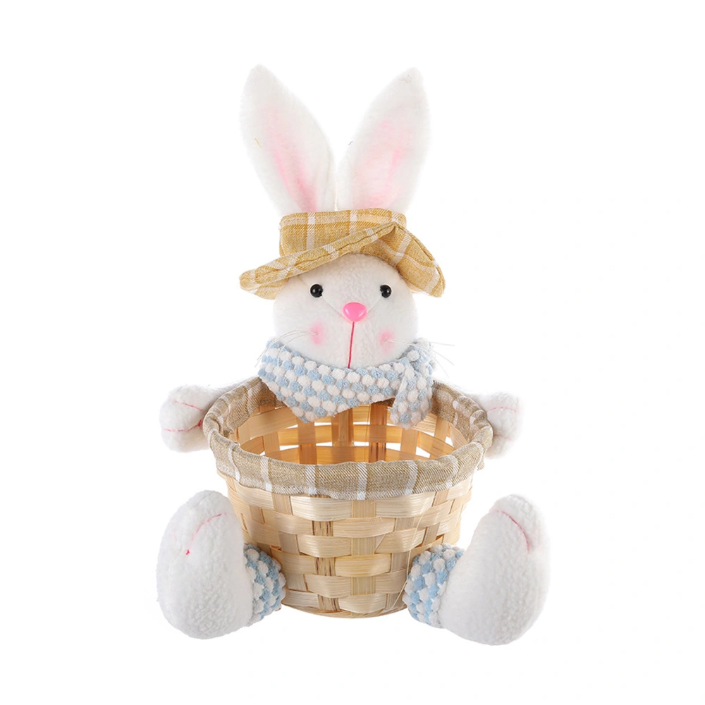 Bunny Candy Basket for Keychain Desktop Chocolate Nuts, Home Decor